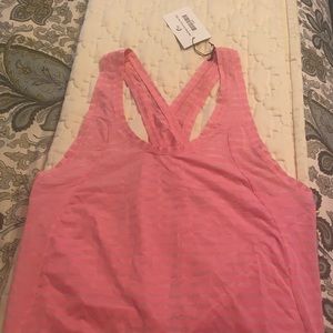 Zyia active pink mesh tank